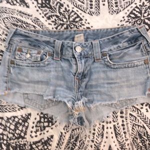 True Religion Joey Cut off Shorts